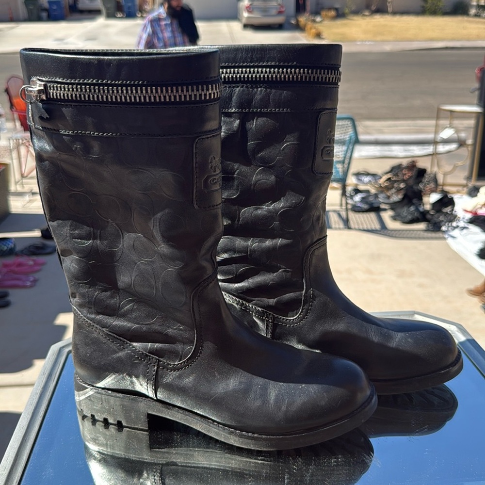 Coach Black Boots